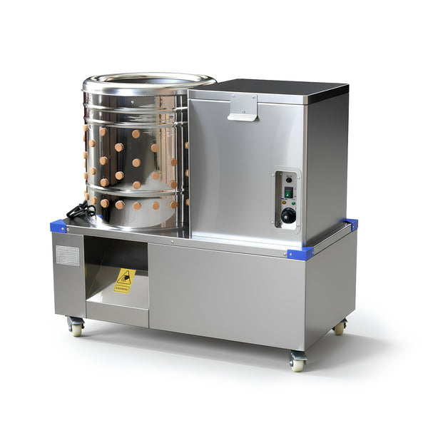 Машина за скубане на пера и попарване на домашни птици 2in1