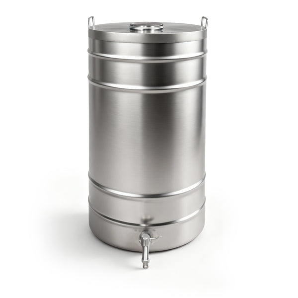 Съд от неръждаема стомана с капак 108 л